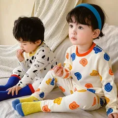 パジャマ キッズ ルームウェア 男の子 部屋着 上下セット Tシャツ＆パンツ 綿 肌着 冬秋 長袖 プレゼント 可愛い パジャマ 夏 七五三 入学式 卒業式 出産祝い 通園 発表会 男の子 女の子 manhan01
