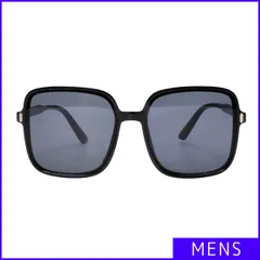 【新品・未使用】 サングラス メンズ 大きめ おしゃれ かわいい 軽い 韓国 ケース 軽量 収納 スクエア 持ち運び ビッグフレーム 四角 カラーレンズ 黒縁 黒縁メガネ 伊達メガネ 伊達眼鏡 メガネ 眼鏡 度なし Black ブラック 黒 STY-19925