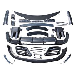 即日発送 W223 Sクラス フロントリップスポイラー ダクトカバー LED リアディフューザー リアウイング マフラーカッター PP製 メルセデス ベンツ AMGライン 国内在庫 即納 カスタム エアロ 外装 パーツ 部品 電装 未塗装 S400 S500