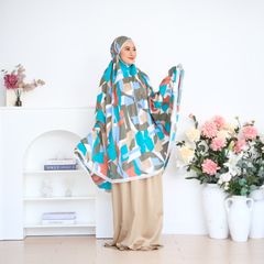 WOMEN'S MOSLEM WEAR PRAYING WEAR MOSLEM PRAYING CLOTH JASMIN RAYON ムスリム イスラム教 宗教 民族衣装 礼拝 ファッション レディース 服 女性 おしゃれ 軽い 軽量 ブラウン ベージュ