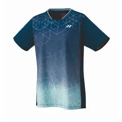 YONEX バドミントンシャツ M ネイビー ヨネックス / YONEX】ユニ ゲームシャツ ネイビーブルー テニス