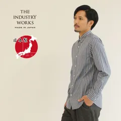 日本製 メンズシャツ カジュアルシャツ 長袖 綿100% 春夏 ボタンダウン 播州織 ブランド 高級 ストライプ おしゃれ 大きいサイズ 柄シャツ ホワイト ブルー ブラック 白 青 黒 男性 紳士 プレゼント ギフト S M L LL (TIW-039)