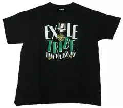【中古】衣類 EXILE TRIBE エンブレム Tシャツ ブラック Sサイズ 「EXILE TRIBE LIVE TOUR 2012 ～TOWER OF WISH～」