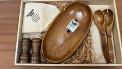 HUMMING BIRD　Wooden ware　木の器　カトラリーセット