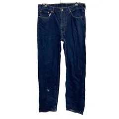Levi's デニムパンツ W38 ブルー リーバイス ジップアップ ビッグサイズ ジーンズ バギー カジュアル 古着卸 アメリカ仕入 2507-266