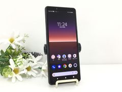 【良品】SONY ソニー Xperia 10 II SOV43 64GB スマートフォン ブラック au 動作品