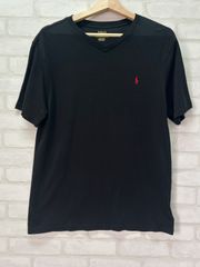 ★値下げポロ ラルフローレン POLO RALPH LAUREN ポニー 刺繍 Vネック Tシャツ 希少