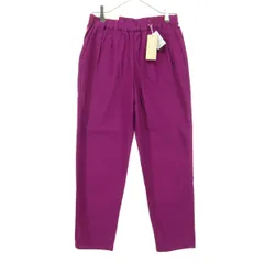 未使用 studio CLIP スタジオクリップ テーパードパンツ L パープル レディース 古着