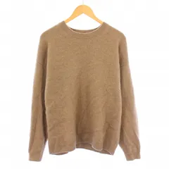 21AW ベビーカシミヤ ニット ブラウン オーラリー　1 AURALEE 21AW ベビーカシミヤ ニット ポロ ブラウン オーラリー