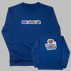 新品 バスケ ロンT ネイビー ドライ 長袖 バスケットボール メンズ レディース キッズ ジュニア ミニバス ロングスリーブTシャツ サイズ 140 150 SS S M L LL 紺excellence