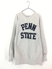 古着 90s USA製 Champion Reverse Weave 「PENN STATE」 ナイロン パッチ リバース スウェット XXL 古着 