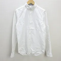 G■ザラ/ZARA MAN SLIMFIT 長袖BDシャツ/コットン【S】白/men's/127【中古】■
