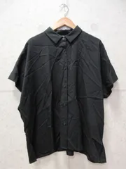 UNIQLO ユニクロ シャツ ブラウス 半袖 フレンチスリーブ 無地 シンプル ブラック 231-433629 Sサイズ