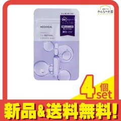 MEDIHEAL メディヒール THE レチノール 3ミニッツマスク 7枚入 4個セット まとめ売り