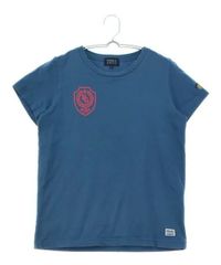 【30周年モデル】パーリーゲイツ｜レディース｜半袖シャツ｜0｜ブルー｜中古ゴルフウェア