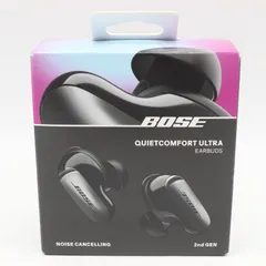 【新品未開封】Bose QuietComfort Ultra Earbuds 第2世代 ブラック 完全ワイヤレスイヤホン Bluetooth対応 ボーズ 本体