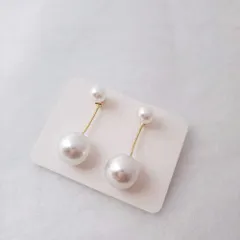 ピアス パール チェーンA 高見え フォーマル 卒業式 入園式 結婚式