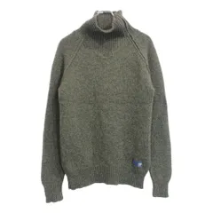 DIESEL ディーゼル タートルネック ウール ニット セーター グリーン(メンズ M)中古 古着 U7035