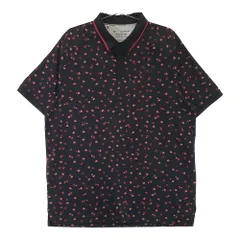 サイズ：XL UNDER ARMOUR アンダーアーマー 1370091 半袖ポロシャツ 花柄 ブラック系 [240101295388]# ゴルフウェア メンズ ストスト