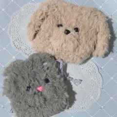 糸の魔法　巾着 ゴールデンレトリバー 猫　編み物