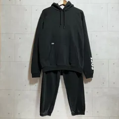 GAP ギャップ セットアップ パーカー フーディ プルオーバー スウェット トップス 裏起毛 スウェットパンツ イージーパンツ 上下セット ロゴ 刺繍 ブラック 黒 M メンズ レディース SG342-16