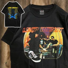 ⭐︎ リンプビズキット LIMP BIZKIT ラップ ヒップホップ 黒 バンド Tシャツ ロック パンク メタル ライブ ツアー 古着 デザイン プリント ビンテージ ヴィンテージ vintage  2980 p10/