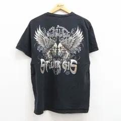 L/古着 半袖 Tシャツ メンズ スタージス ブラックヒルズラリー スカル