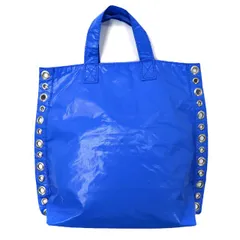 【美品】トリココムデギャルソン　ナイロンハンドバッグ　ネイビー COMME des GARCONS ナイロンバッグ large (COMME des GARCONS