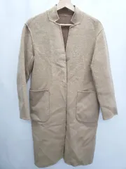 ◇ green label relaxing UNITED ARROWS ウール リバーシブル 長袖 コート サイズ38 キャメル ブラウン レディース P  【1407260020301】のサムネイル