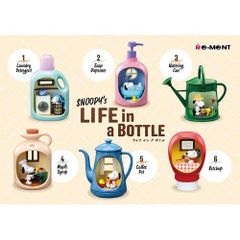 【新品】リーメント SNOOPY's LIFE in a BOTTLE BOX 全6種類 全種類セット スヌーピー フィギュア