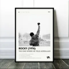 世界堂　額縁　映画「Rocky」ポスター付き 世界堂 額縁 映画「Rocky」ポスター付き 世界堂】ロッキーⅡ<青