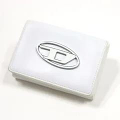 ディーゼル 三つ折り財布 レディース ホワイト オーバルD 1DR TRI-FOLD COIN S DIESEL X09538 PR818 T1003