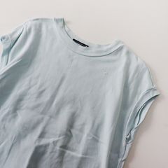ミナペルホネン lanugo コットンフレンチスリーブカットソー 38 定価1.7万】ミナペルホネン mina perhonen lanugo コットン