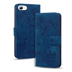 【数量限定】青い 4.7インチ 携帯ケース se2 iPhone iPhone iPhone 全面保護 使う便利性 カード収納あり 第3世代 第2世代 ケース ケース ケース SE スマホケース iPhone7 財布型 快適な質感 ヴィンテージカラー 油絵デザ