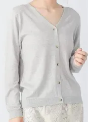 【HJ17】　TOPTOP カーディガン Vネックカーディガン レディース  Sサイズ