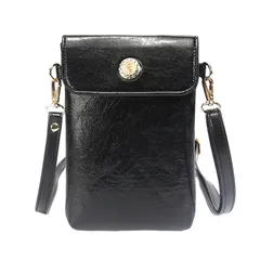 【迅速発送】Karsaer スマホポーチ レディース ショルダーバッグ PU 斜めがけ 携帯ポーチ ショルダー ポシェット手提げ 人気 レトロ 軽量 財布 ヴィンテージG0128