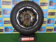 BFグッドリッチ　オールテレーンT/A　KO2　225/70R16　16インチ　中古セット　4本　レアマイスター　LMG　MS-9W　ホワイトレター