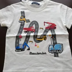 404 90cm moujonjon ムージョンジョン 働く車 半袖Tシャツ新品