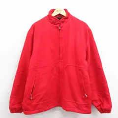 XL/古着 長袖 ビンテージ ウール ジャケット メンズ 70s 赤 レッド 内側ボア 25oct17 中古 アウター
