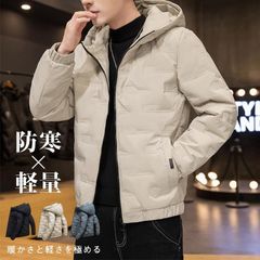 ダウンジャケット メンズ ホワイトダックダウン フード付き おしゃれ 長袖 厚く 40代 50代 60代 カジュアル 軽量 ダウンコート 秋