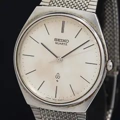 新品未使用 セイコー シャリオ 7830-5210 紺文字盤 シルバー 稼動品 セイコー SEIKO 未使用 シャリオ 薄型高級クォーツ ネイビー文字