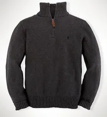 ★新品★ラルフローレン ハーフジップセーター・140㎝