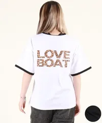 【ムラスポ公式】新品 LOVE BOAT ラブボート 半袖 Tシャツ レディース バックプリント ロゴ LBロゴリンガーT LB-ST22