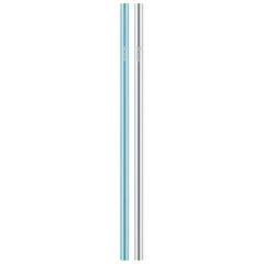 スケーター (skater) アルミ ストロー マドラー 24cm 8mm 2本入 ミント シルバー AST2S 1