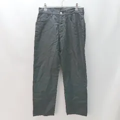 ◇ BEAMS ビームス 無地 シンプル カジュアル コットン100％ ストレートパンツ サイズM ブラック メンズ E  【1402200018875】