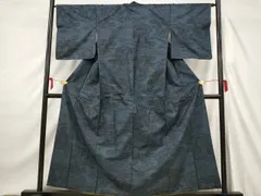 平和屋着物■本場大島紬　7マルキ　風景文　正絹　逸品　AAAV6125st