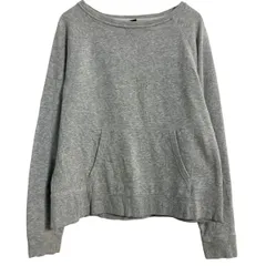 champion 無地スウェット トレーナー レディース M グレー チャンピオン プルオーバー ポケット 裏起毛 古着卸 アメリカ仕入 a611-7062