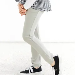 Bee【クーポン利用で20％OFF♪】ストレッチパンツ◇Nライトグレー◇韓国子供服 韓国子ども服 韓国こども服 キッズ 女の子 ガールズ 100 110 120 130 140 150
