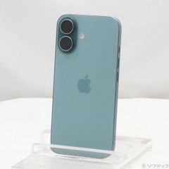 〔中古品〕 iPhone16 256GB ティール MYE13J／A SIMフリー【262】