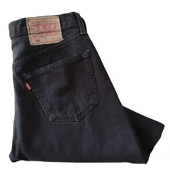 ■古着 Levi's リーバイス 501ブラックジーンズ デニムパンツ ユーロ 実寸W32L30【L5159】